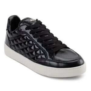 DKNY Oriel Quilted Lace Up Low Top sneakers black - 8.5